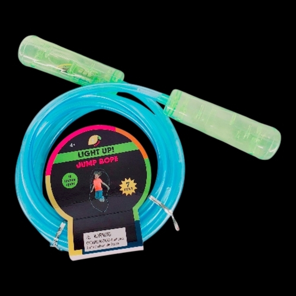 New Birthday Party Activity / Prize Light-Up Jump Ropes Flashing Lights 7 Feet